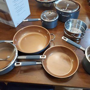 High Performance Nonstick Cookware Pots and Pans Set Dishwasher Safe
